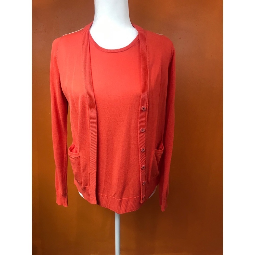 ANN TAYLOR:   Women’s Cardigan Sweater Two  Piece Set Size :  M P